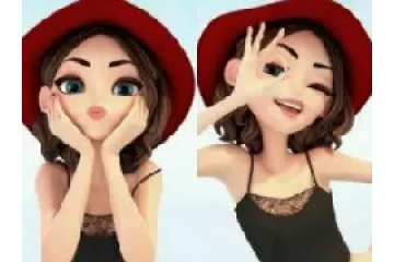 可爱女生九连拍