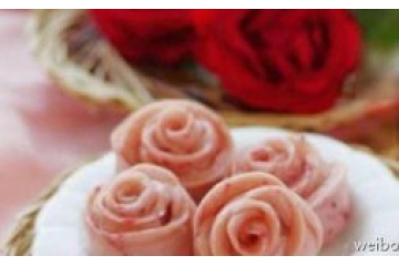 可爱玫瑰花卷的做法图片