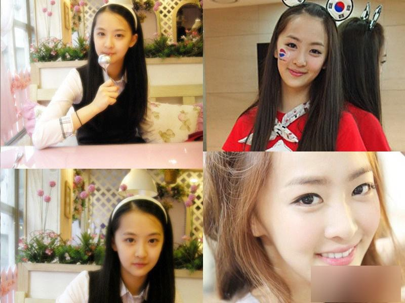 韩国女星整容换脸