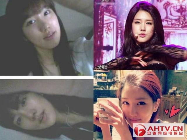 韩国女星整容换脸