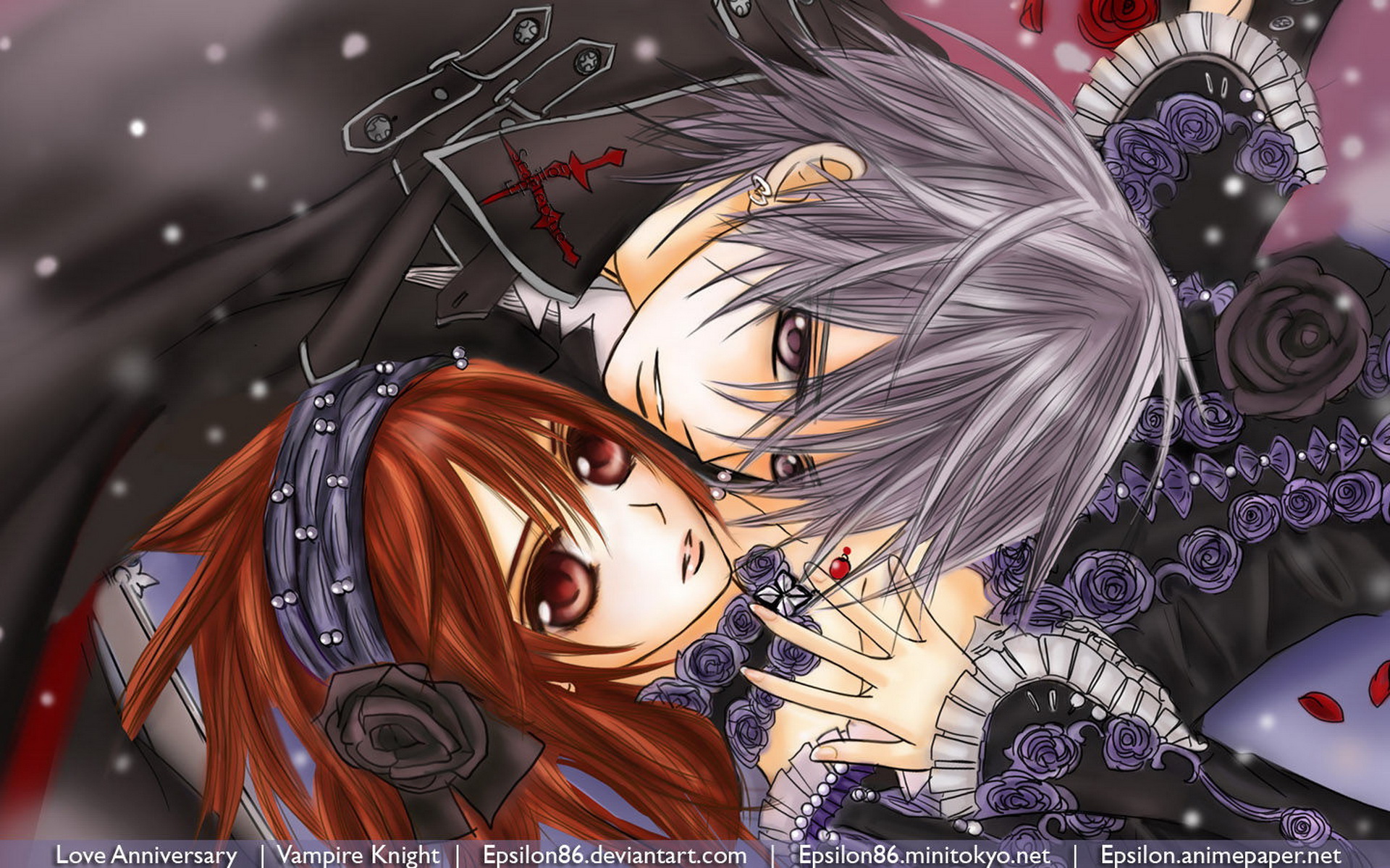 Vampire Knight Wallpaper Zero And Yuki