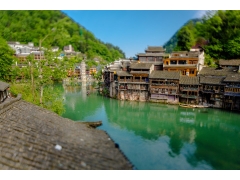 古城凤凰唯美图片